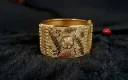 Royal 1 Gram Gold Forming Kada for Women
