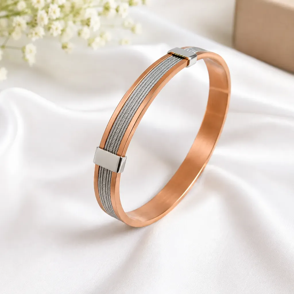 Men's Premium Copper & Stainless Steel Bracelet
