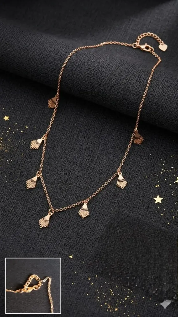 Rose Gold Charm Necklace