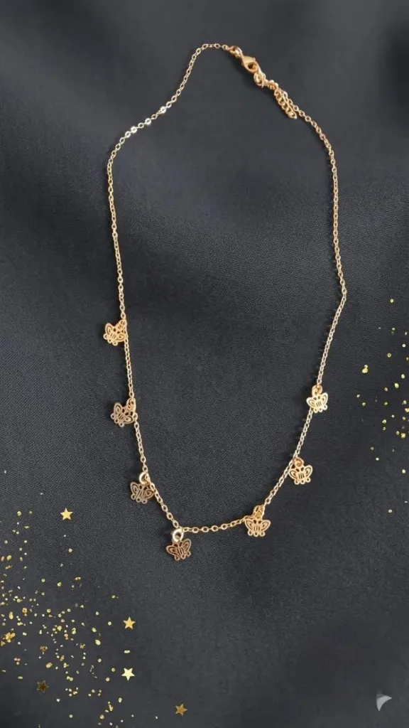 Rose Gold Charm Necklace