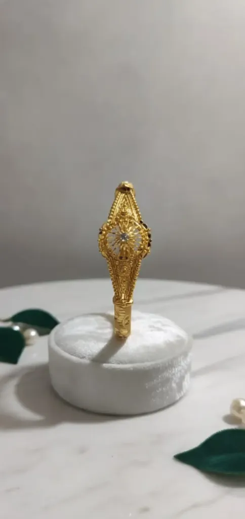 Eternal Bloom Filigree 24k Gold Polish Kada