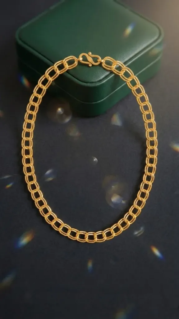 Elegant 24k Gold Plated Chain
