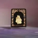 24K Gold Foil Radha Krishna Table Top Frame Premium Gift & Decor